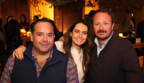  Juan Carlos Morales, Marcela Zapata y Pío Gutiérrez.