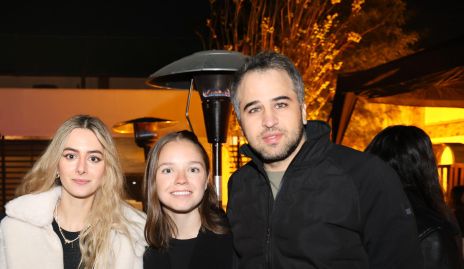  Valeria Guerrero, María Celis y Juan Manuel Carreras.