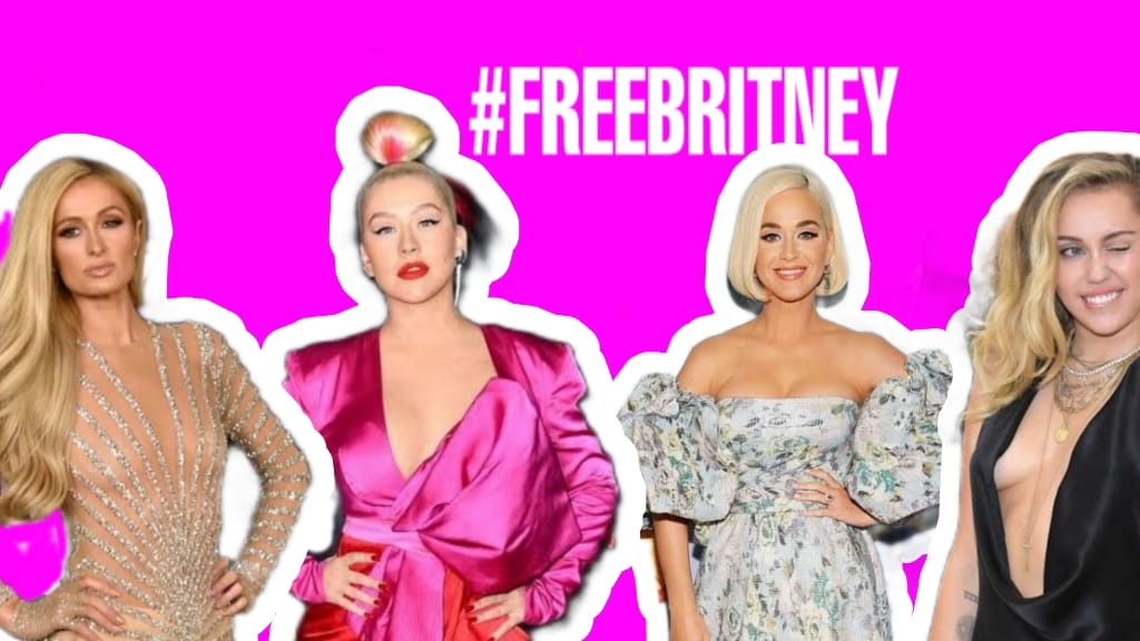 Paris Hilton, Christina Aguilera, Mariah y Miley se unen para liberar a Britney