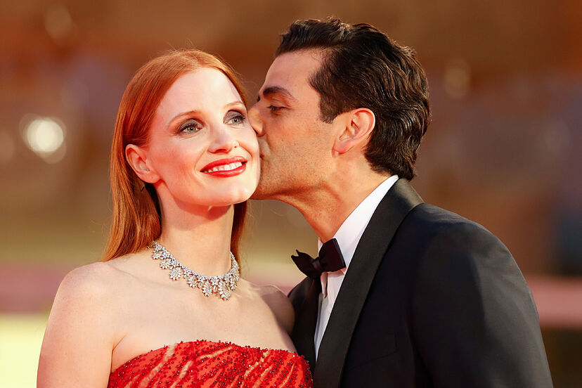 Jessica Chastain y Oscar Isaac protagonizan un momento película en Venecia