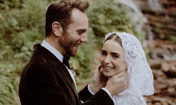 ¡Como en un cuento de hadas! Lily Collins ya se casó y todo fue espectacular