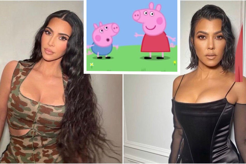 Kourtney Kardashian trollea a Kim con el mejor meme de Peppa Pig