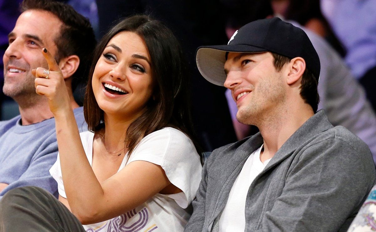 Ashton y Mila responden a quienes los critican por no bañar diario a sus hijos