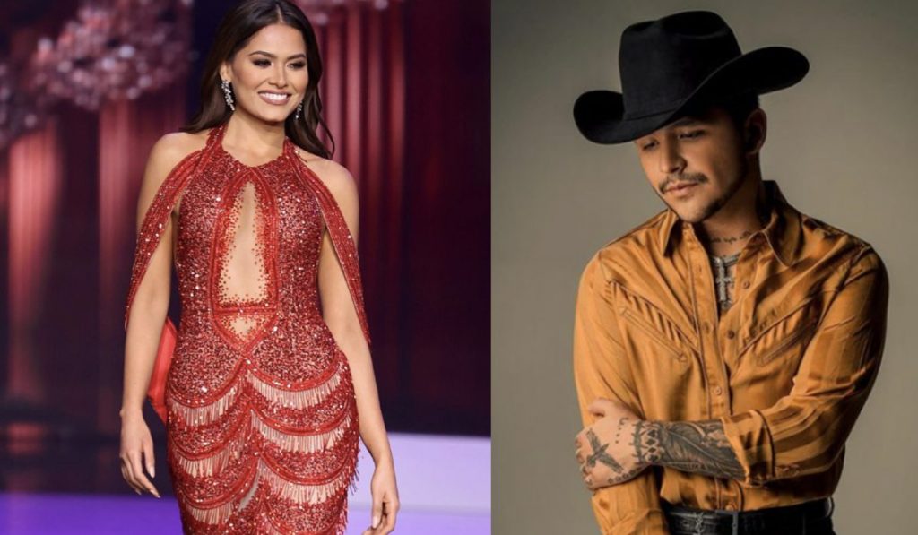¿Será que la Miss Universo Andrea Meza quiere dueto con Nodal?
