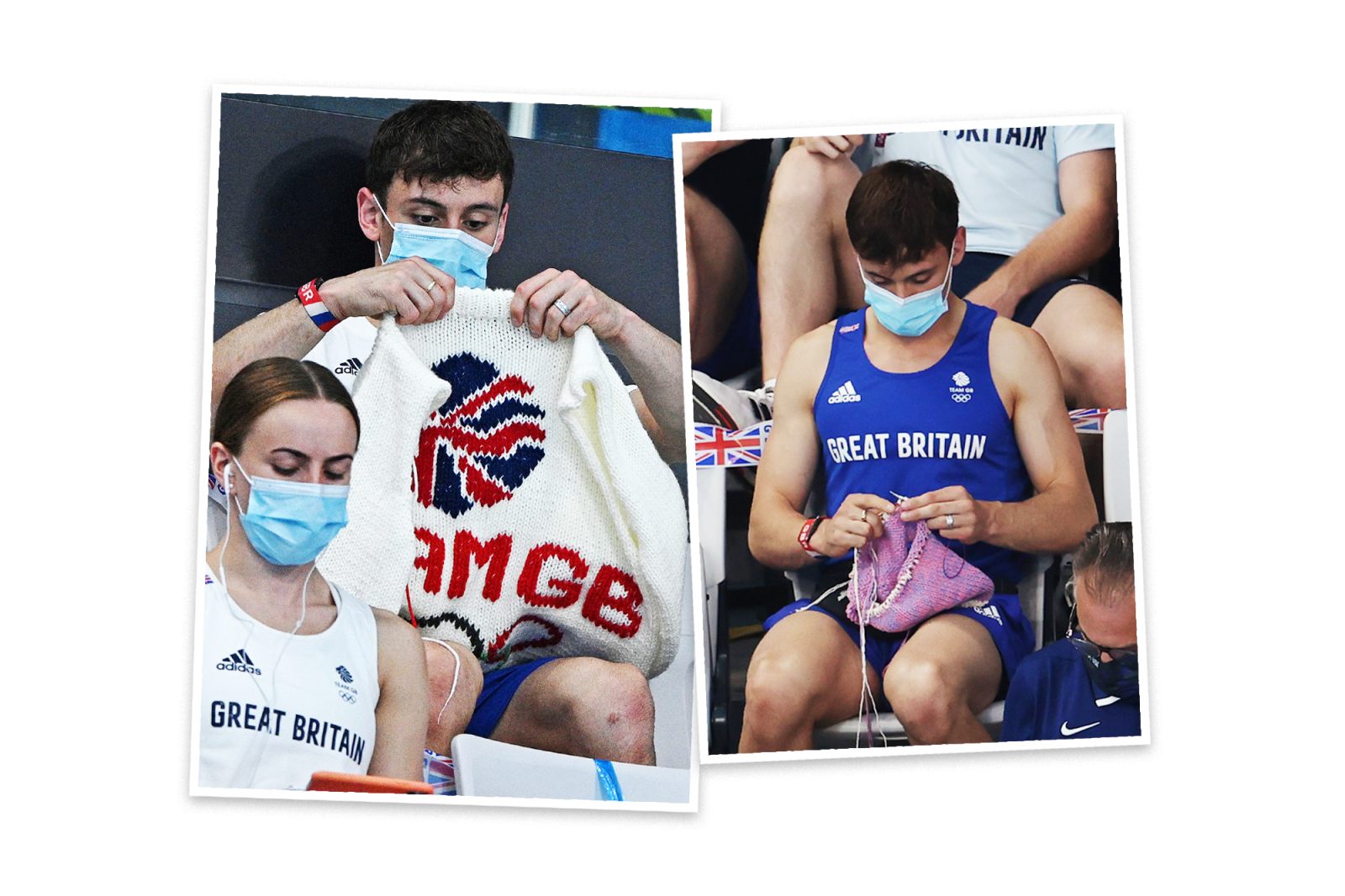 Tom Daley tiene su propia cuenta de tejido en Instagram y es todo un profesional