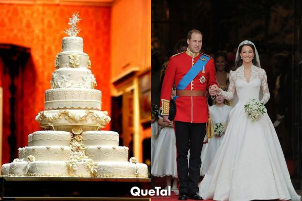 Los detalles del pastel de bodas del príncipe William y Kate Middleton