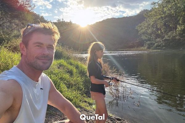 Chris Hemsworth se va de escapada con su hija