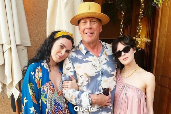 Rumer, hija de Bruce Willis, saca a relucir su lado más tierno como abuelo