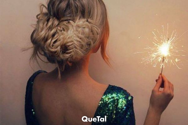 Peinados para Año Nuevo con brillos para DESLUMBRAR la última noche del año
