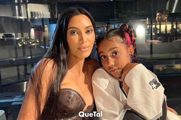 North West recibió de Navidad un bolso con el meme de Kim Kardashian llorando