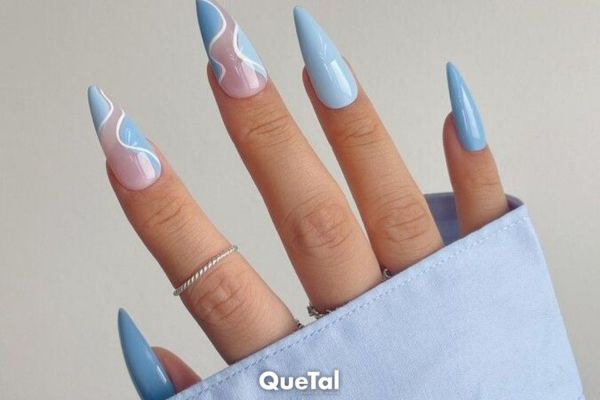 Uñas azules: 9 ideas muy elegantes