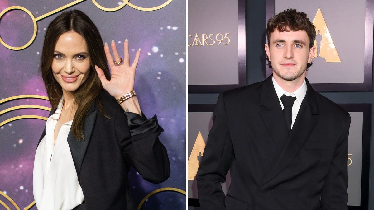 ¿Angelina Jolie en una cita con el recién soltero Paul Mescal?