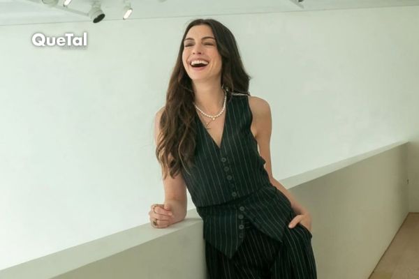 Anne Hathaway protagoniza caída en el set de 'The Devil Wears Prada 2'