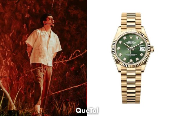 El lujoso Rolex verde de Bad Bunny: así es su reloj exclusivo