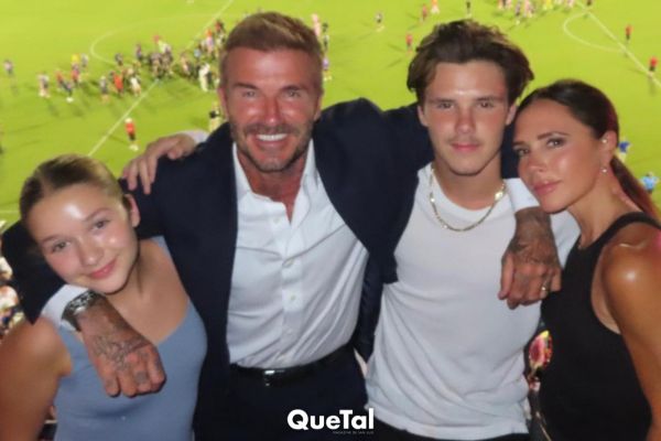 Los Beckham huyen del restaurante de Bad Bunny en medio de pelea por Messi