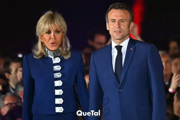 Macron recibe bofetada de su esposa a su llegada a Vietnam