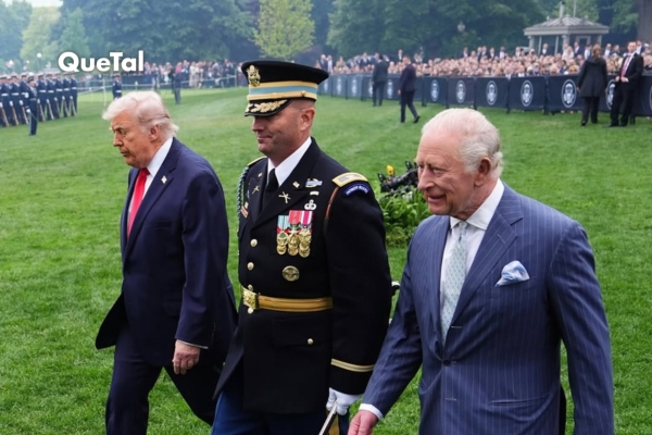 La sorprendente broma del rey Carlos a Donald Trump