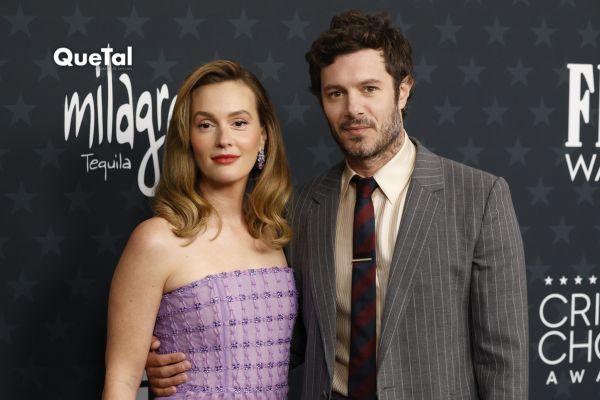 Leighton Meester y Adam Brody fueron la pareja más elegante de los Critics Choice Awards