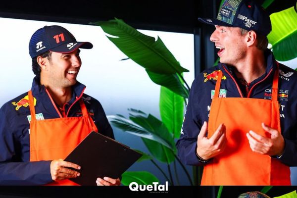 Checo Pérez es el favorito de los aficionados; Red Bull tiene que regalar gorras de Max Verstappen