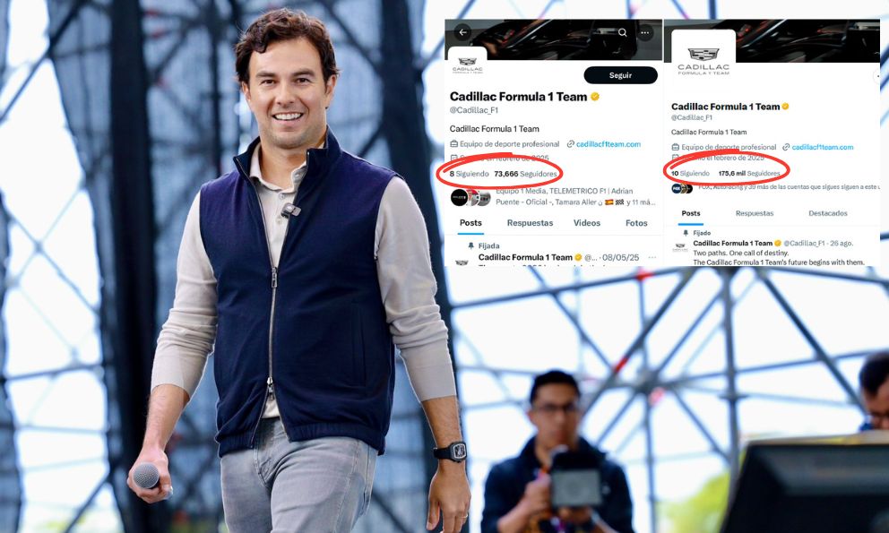 Redes sociales de Cadillac se disparan gracias a Checo y Bottas