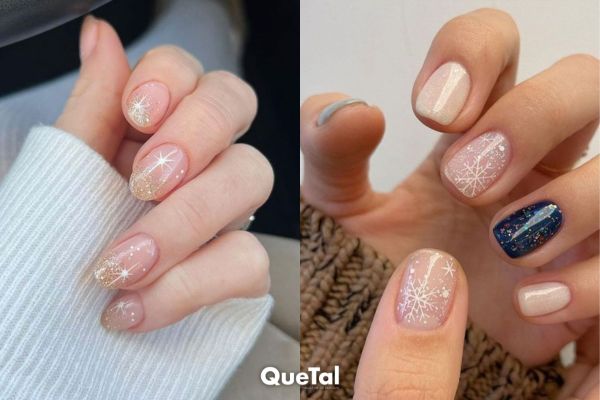 Uñas para diciembre 2023 para despedir el año con mucho glamour