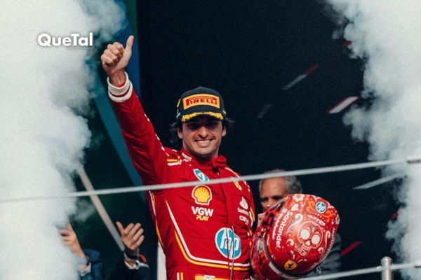 Carlos Sainz recibe ovación en su llegada a México
