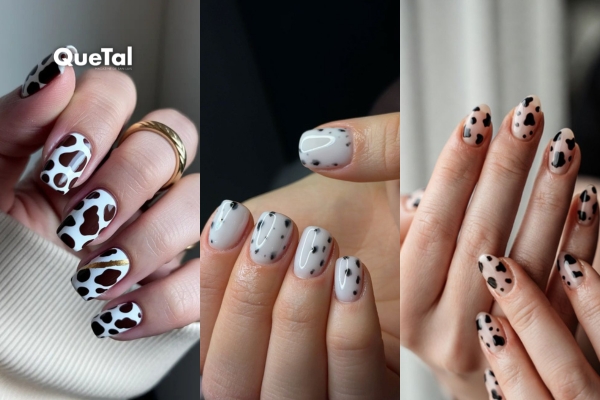 Uñas dálmata: la tendencia que se apodera del nail art