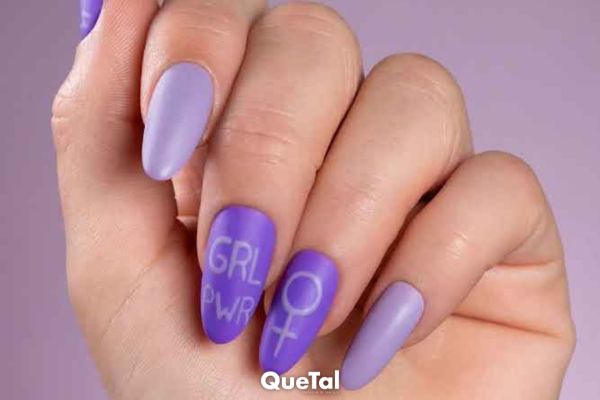 Uñas moradas para el 8 de marzo: 10 ideas para recargarte de poder femenino