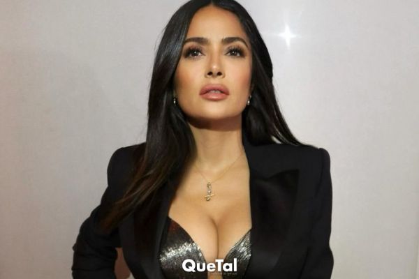 El deslumbrante ‘look’ de Salma Hayek para el desfile de Alexander Mcqueen