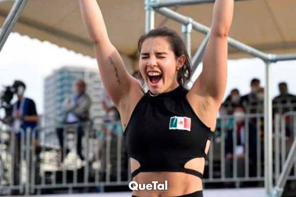 Ella Bucio la joven de oro en el Campeonato Mundial de Parkour en Francia
