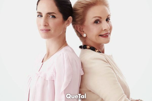 Carolina Herrera e hija, estilo impecable de dos generaciones