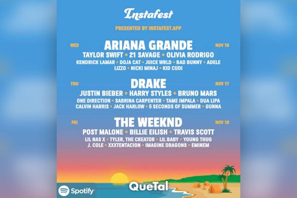 Instafest: Así puedes presumir el ‘lineup’ de tus sueños basado en lo que escuchas