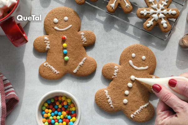 Galletas de jengibre navideñas listas en solo 3 pasos