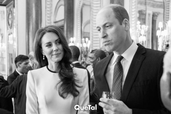 Kate Middleton y el príncipe William en la boda real del príncipe de Jordania