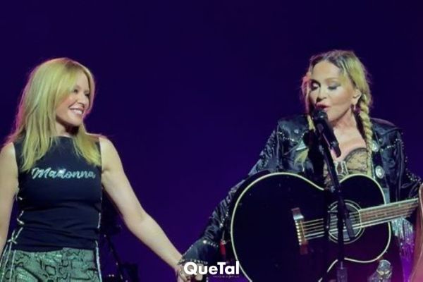 Madonna y Kylie Minogue hacen historia cantando juntas por primera vez