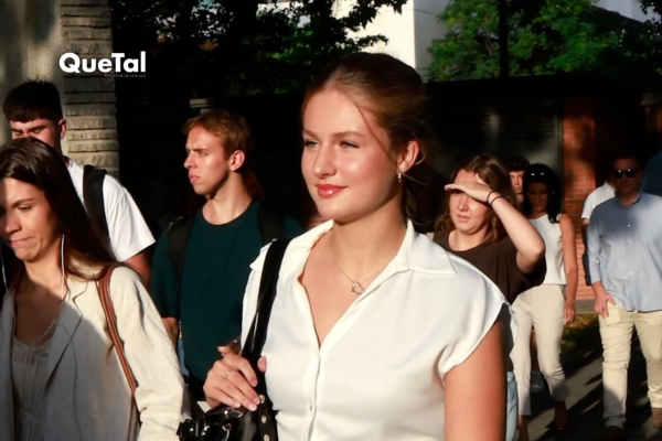 El look de Zara con el que la princesa Leonor llega a la universidad