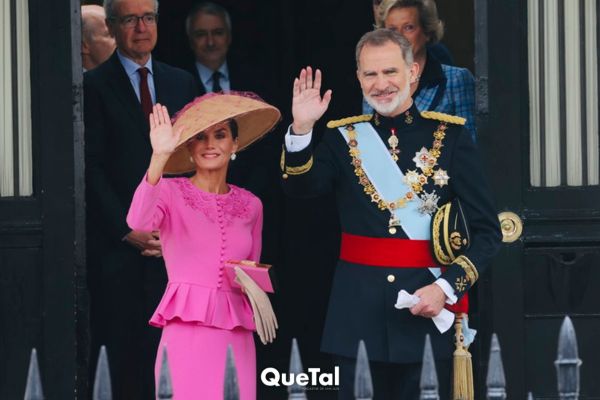 Letizia impresiona a todos en la Coronación del rey Carlos lll con la tendencia barbiecore
