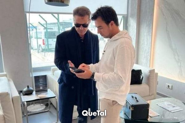 Luis Miguel y Checo Pérez se reencuentran en Madrid