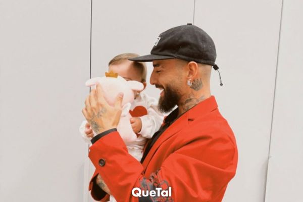 Por primera vez vemos a París, hija de Maluma, y su parecido sorprende