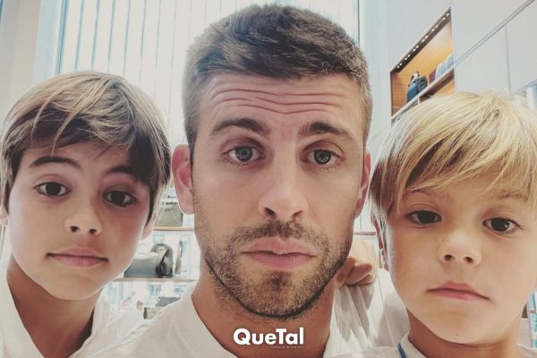 Piqué sorprende a su hijo Sasha de una tierna manera