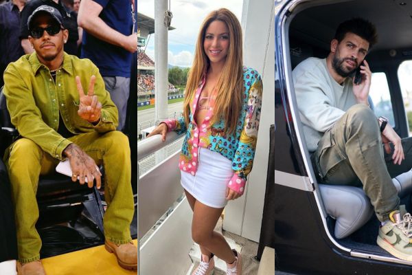 Piqué reacciona al supuesto romance de Shakira y Lewis Hamilton