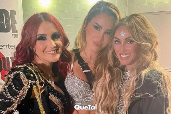 Anahí y Dulce María tienen un emotivo reencuentro con Ninel Conde en plena gira de RBD Tour 2023