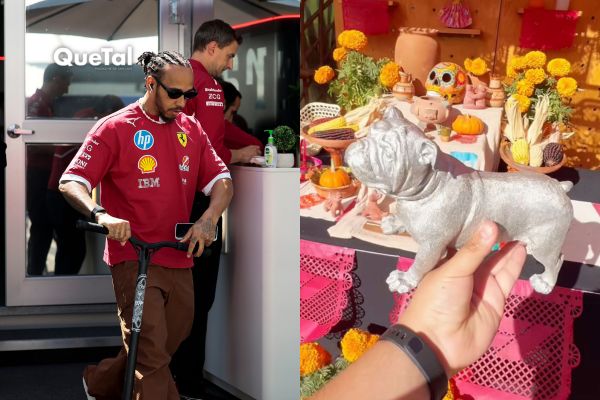 El recuerdo de Roscoe llega al GP de México y emociona a Lewis Hamilton