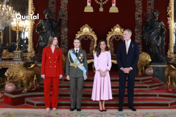 El look rojo de la infanta Sofía para la celebración del 12 de octubre