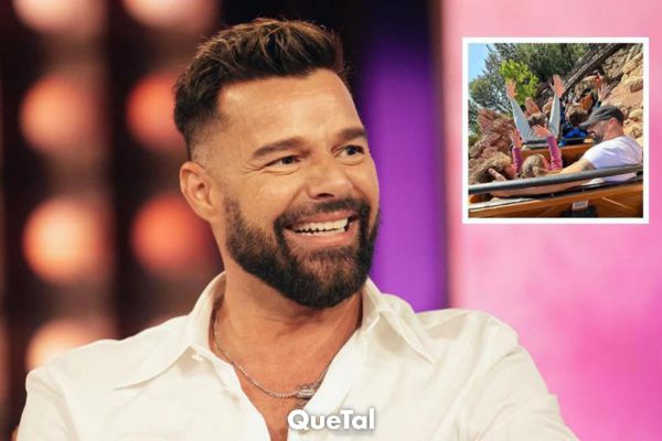 Ricky Martin y sus cuatro hijos disfrutan de un divertido día en el lugar más feliz del mundo.