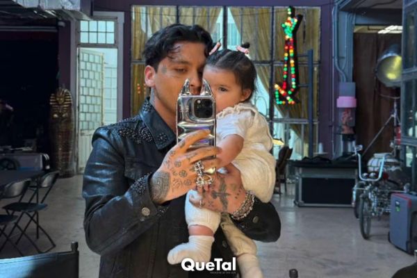 Christian Nodal dedico un emotivo mensaje a su hija Inti en su primer día del padre