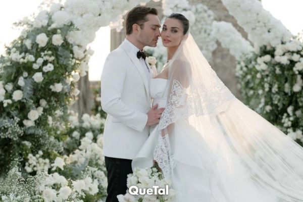 La boda de Ed Westwick y Amy Jackson fue una extravaganza al estilo Gossip Girl