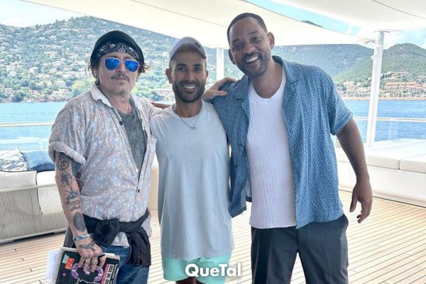 Johnny Depp y Will Smith de vacaciones juntos en Italia