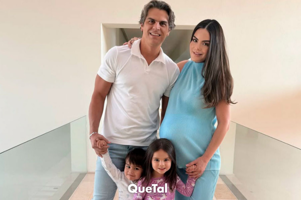 Ximena Navarrete y Juan Carlos Valladares le dan la bienvenida a su tercer hijo, Santiago